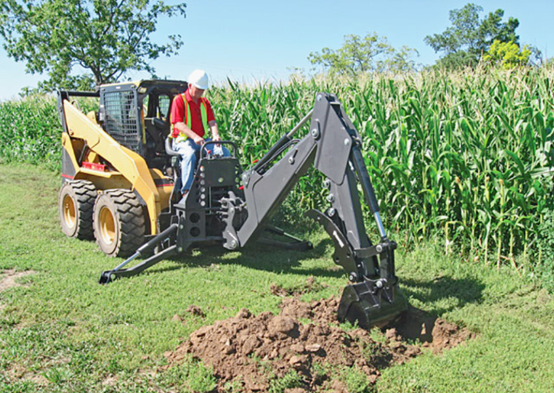 Transform Your Loader or Skid-Steer into a Excavator with Sibom's Dual-Arm Backhoe Digger