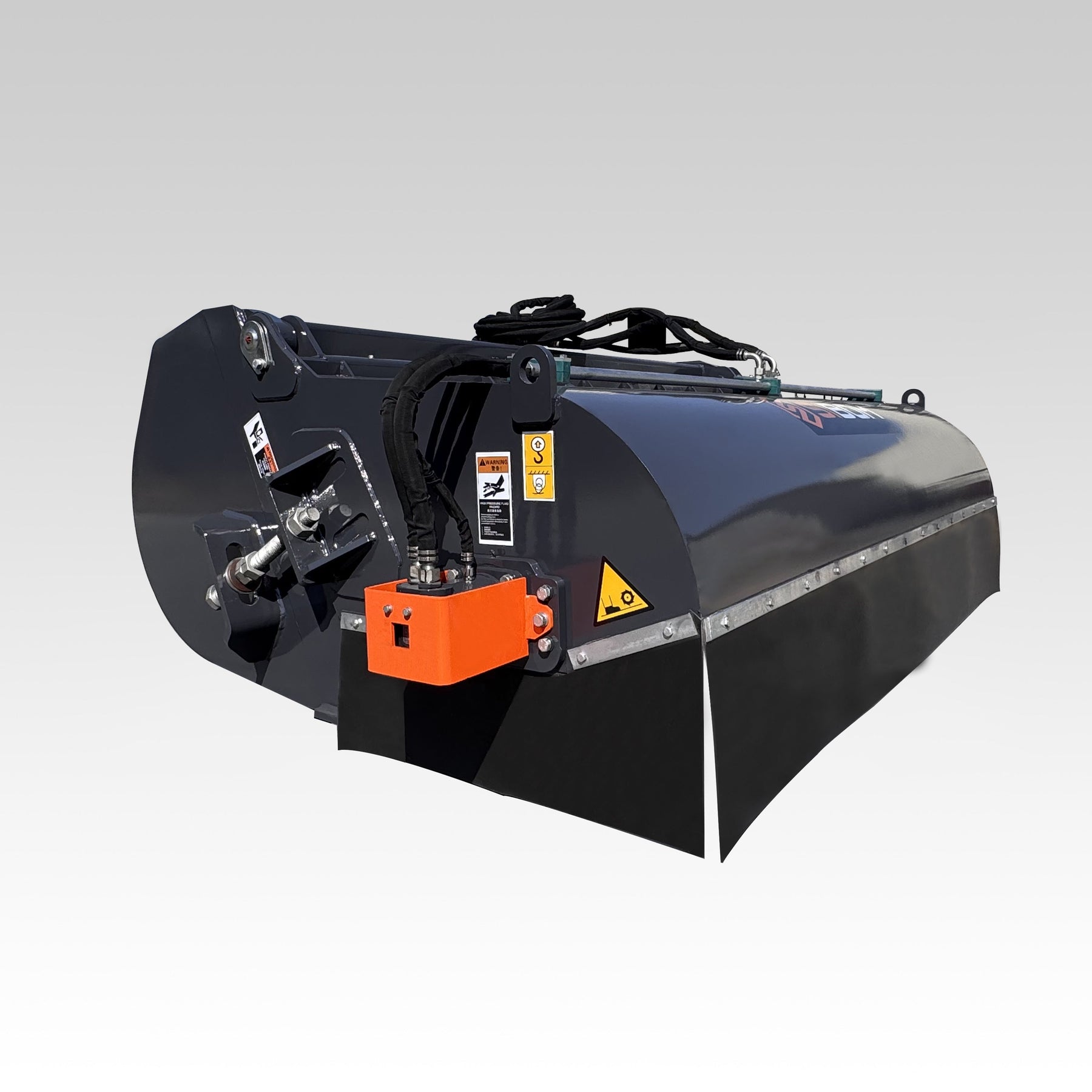 Sweep, Collect, and Dominate the Jobsite: Sibom's Wheel Loader Pick-Up Broom with Bucket