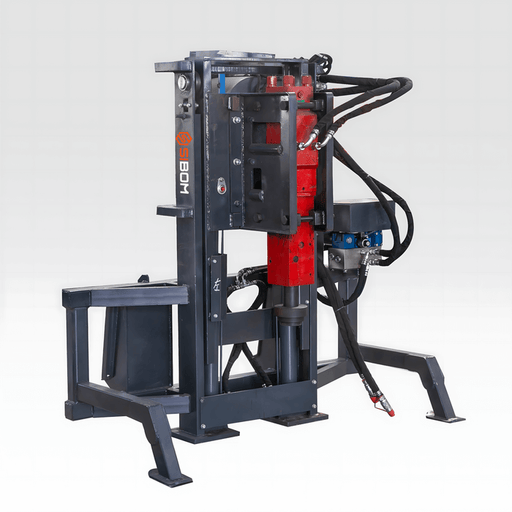 Sibom Skid Steer Pile-Driver &Pile Extractor for CAT Bobcat loaders