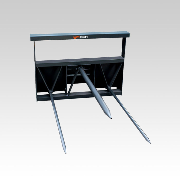 Sibom Skid Steer Bale Spear for CAT Bobcat loaders