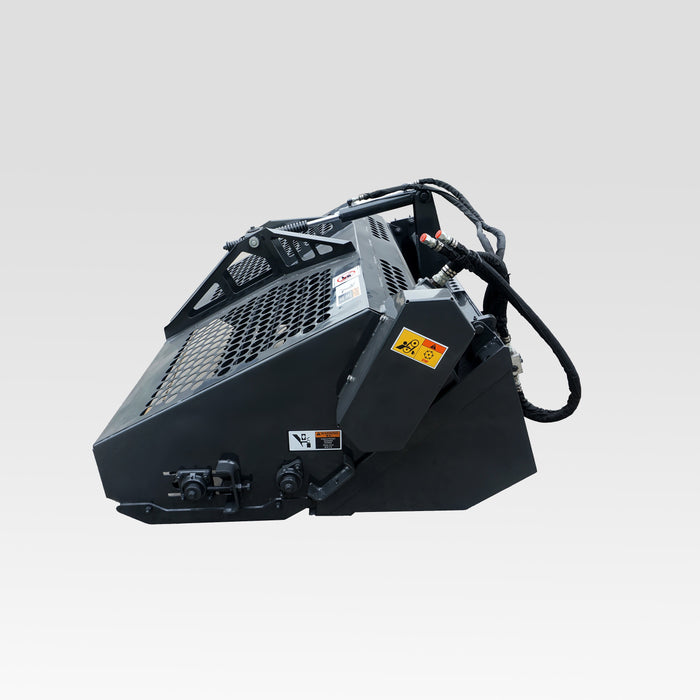 Sibom Skid Steer Beach Cleaning Machine: A Professional Sand Screening Attachment for Beaches, Shorelines, Resorts, and Municipal Maintenance
