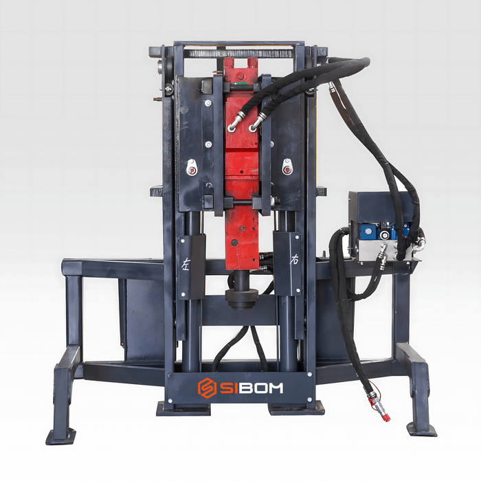 Sibom Skid Steer Pile Driver and Pile Extractor: A Powerful Attachment for Guardrail Installation, Road Maintenance, and Post Removal