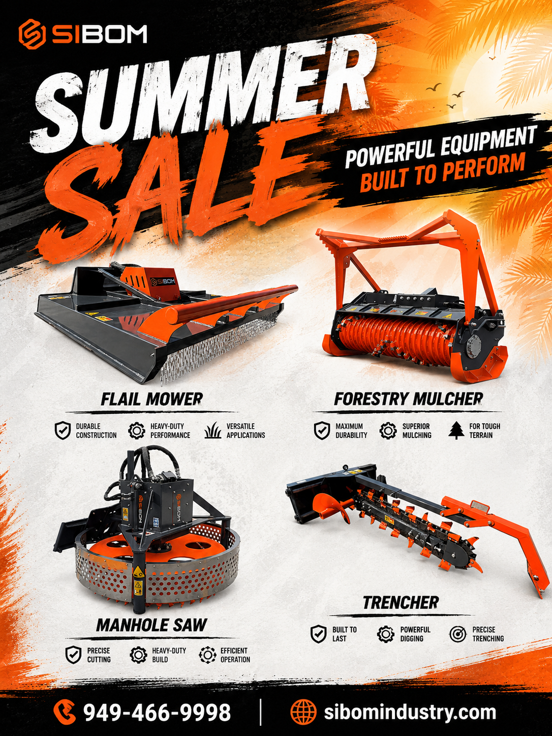 Sibom Summer Sale: Heavy-Duty Attachments Built for a Productive Seaso