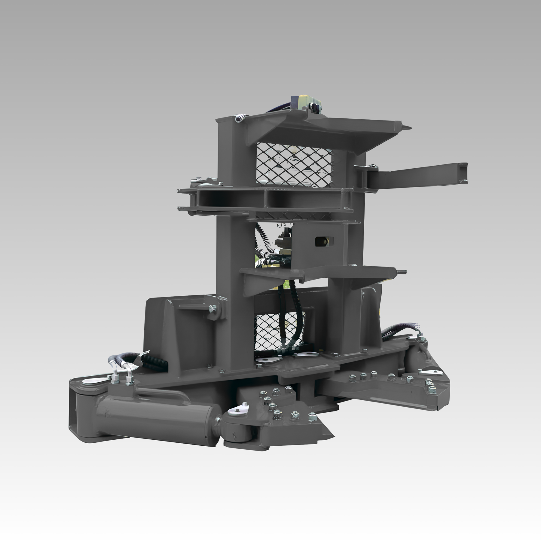 Sibom Skid Steer Hydraulic Tree Shear: A Powerful Grab-and-Cut Attachment for Forestry, Land Clearing, and Property Maintenance