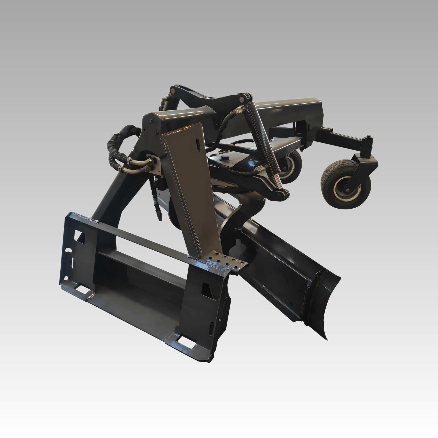 The Professional Skid Steer Grader Attachment for Land Leveling, Road Maintenance, Site Preparation, and Surface Finishing