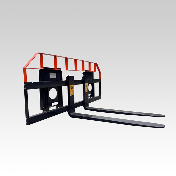 The Ultimate Skid Steer Side Shift Fork Attachment for Material Handling, Warehousing, Construction, and Agriculture