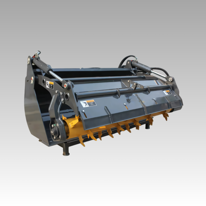 Sibom Silage Reclaimer: A Heavy-Duty Loader Attachment for Efficient Feed Handling on Dairy and Cattle Farms