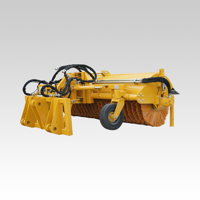 Sibom wheel loader Angle Broom, 31“ Brush Diameter, wear resistance, 30° Right&Left