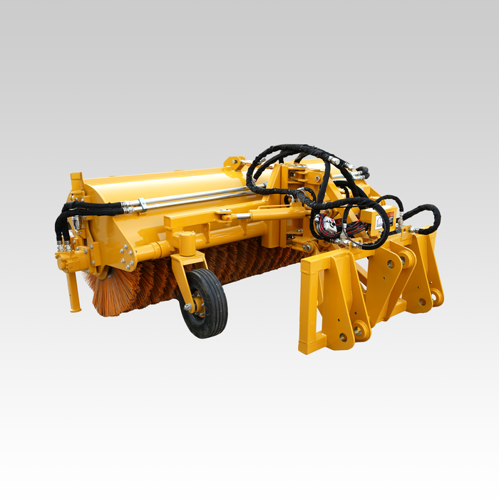 Sibom wheel loader Angle Broom, 31“ Brush Diameter, wear resistance, 30° Right&Left
