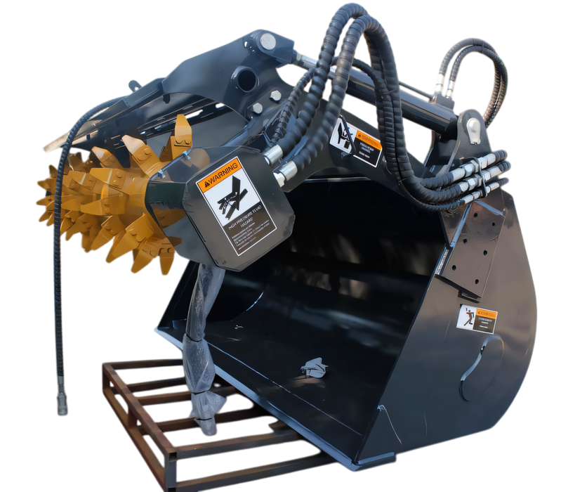 Sibom hydraulic system Industry wheel loader Silage Reclaimer, quick coupler, 67" width