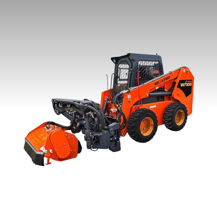 Sibom Skid Steer 78" Boom Mower, 5 Mower Head Options, Multi-joint, 30° Deflection, 15 ft. Arm, Maintenance-free lubrication