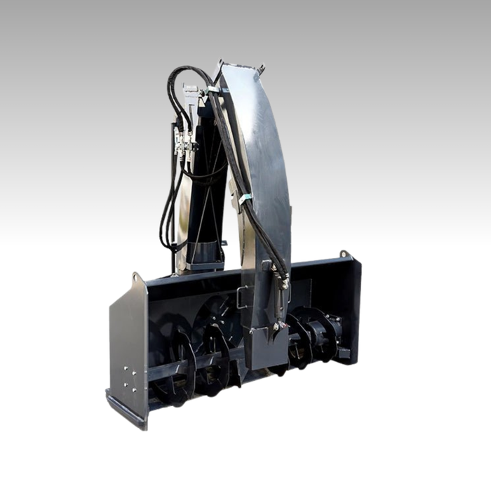 SIBOM Skid Steer Snow Blower, 360° Snow Chute, 16” Auger, 20-40GPM