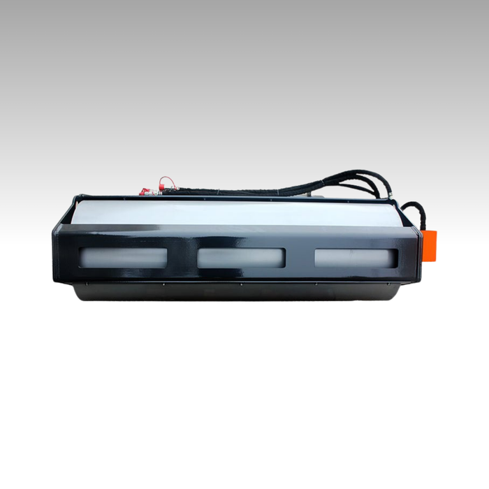 Sibom Skid Steer Vibratory Roller, Hydraulic Motor Protection System, 23" Roller Diameter, 16-18 GPM
