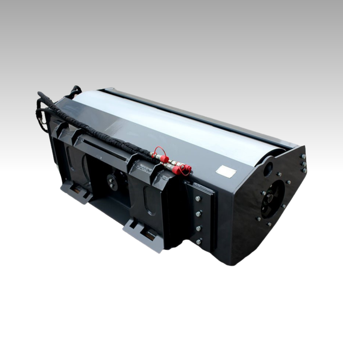 Sibom Skid Steer Vibratory Roller, Hydraulic Motor Protection System, 23" Roller Diameter, 16-18 GPM