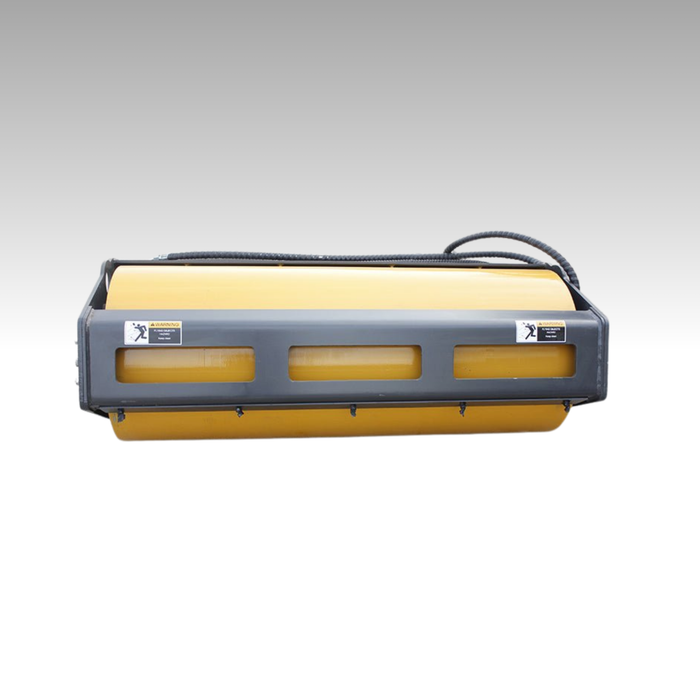 Sibom Skid Steer Vibratory Roller, Hydraulic Motor Protection System, 23" Roller Diameter, 16-18 GPM