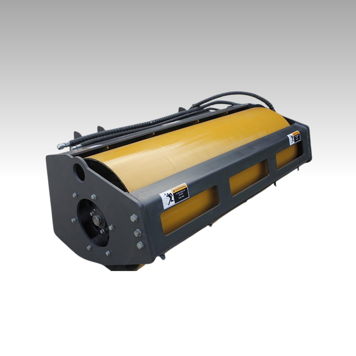 Sibom Skid Steer Vibratory Roller, Hydraulic Motor Protection System, 23" Roller Diameter, 16-18 GPM