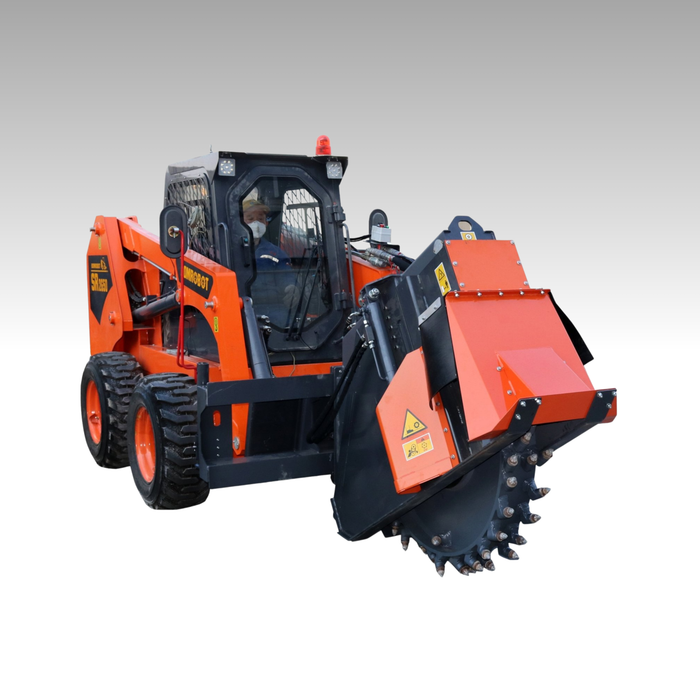 Sibom Skid Steer high-torque motor Wheel Saw for CAT Bobcat loaders