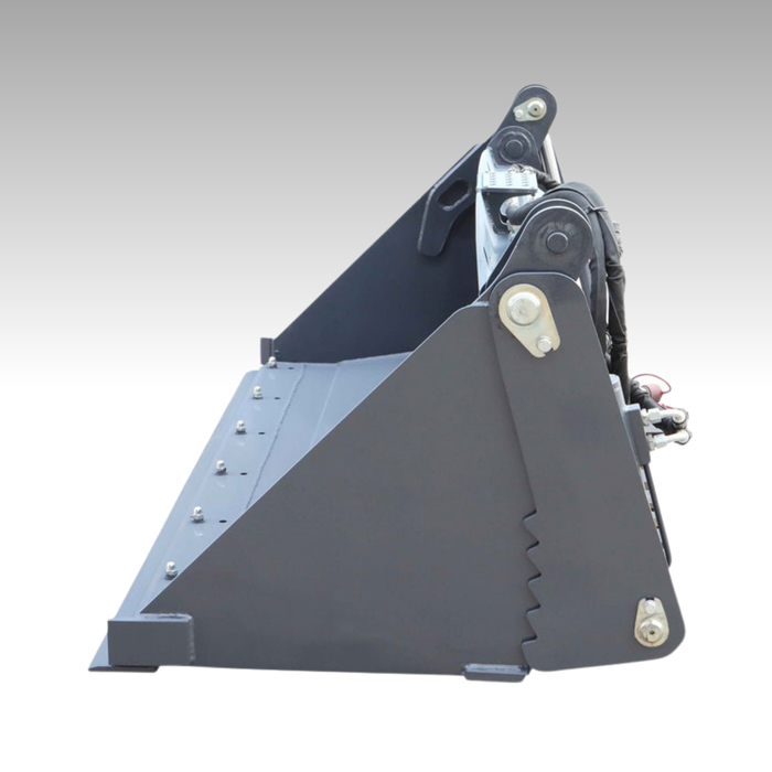 Sibom Skid steer Heavy Duty 4 in 1 Bucket, 31" Open Distance