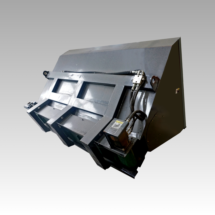 SIbom Wheel Loader Bucket Bed Feeder, 1.09 - 5.47 yards Throwing Distance, for 5T Loader