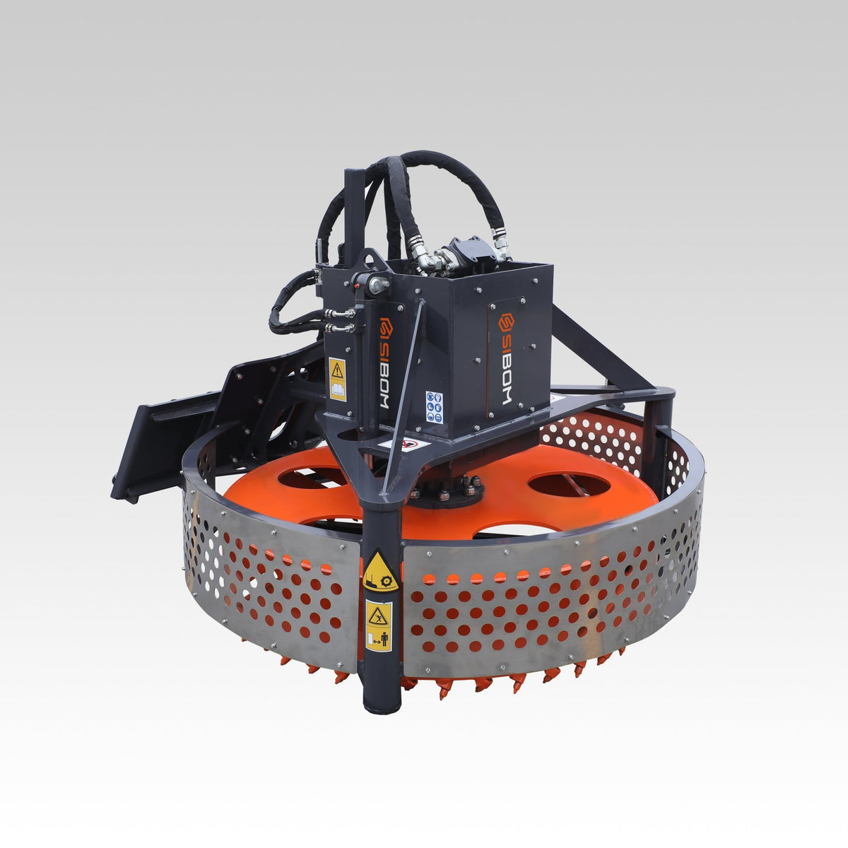 Sibom Skid Steer Manhole saw for CAT Bobcat loaders