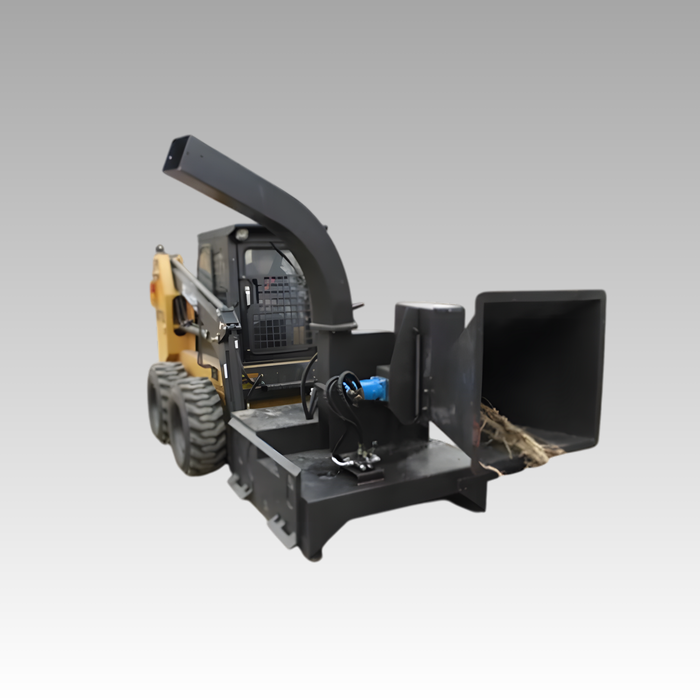 sibom skid steer Wood Chipper, 94.49" feeding width, Universal Skid Steer Mount