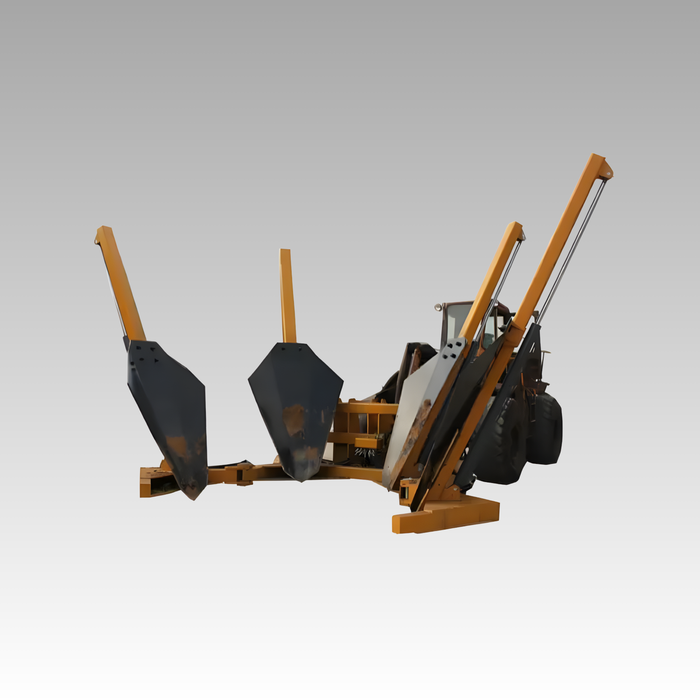 Sibom wheel loader 4 Blade tree spade, 52" digging depth, 67" open width
