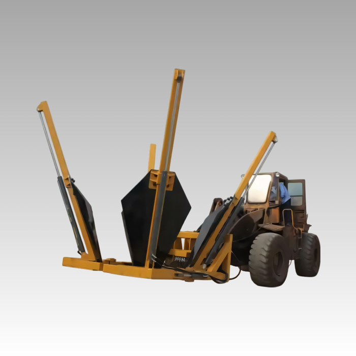 Sibom wheel loader 4 Blade tree spade, 52" digging depth, 67" open width
