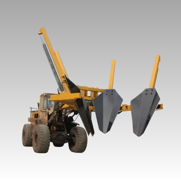 Sibom wheel loader 4 Blade tree spade, 52" digging depth, 67" open width