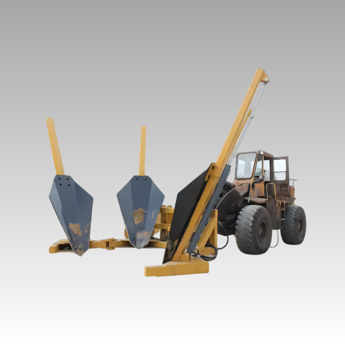 Sibom wheel loader 4 Blade tree spade, 52" digging depth, 67" open width